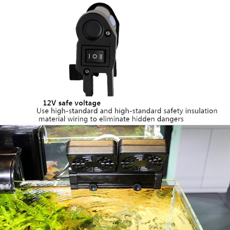 Fish Tank Cooling Fan Cooling Silent Aquarium Fan, Specification: 1 Head US Plug - Fish Tanks & Accessories by PMC TechLife | Online Shopping South Africa | PMC TechLife | Buy Now Pay Later Mobicred