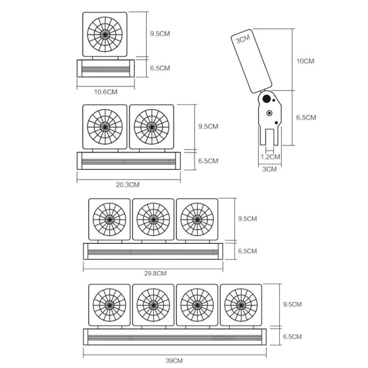 Fish Tank Cooling Fan Cooling Silent Aquarium Fan, Specification: 3 Head UK Plug - Fish Tanks & Accessories by PMC TechLife | Online Shopping South Africa | PMC TechLife | Buy Now Pay Later Mobicred