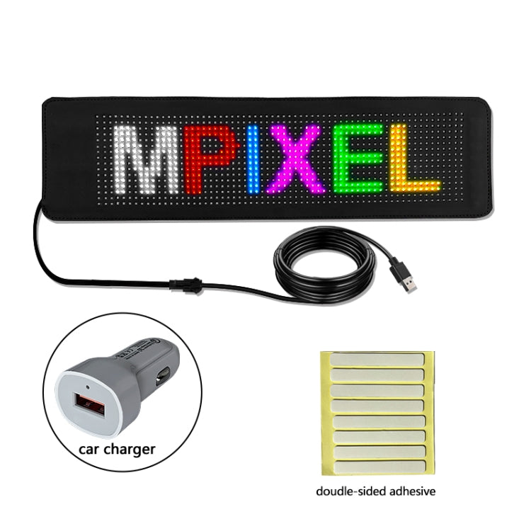 260x150mm Vehicle Rear Window Color Flexible LED Electronic Screen - Car Monitor by PMC Jewellery | Online Shopping South Africa | PMC Jewellery | Buy Now Pay Later Mobicred