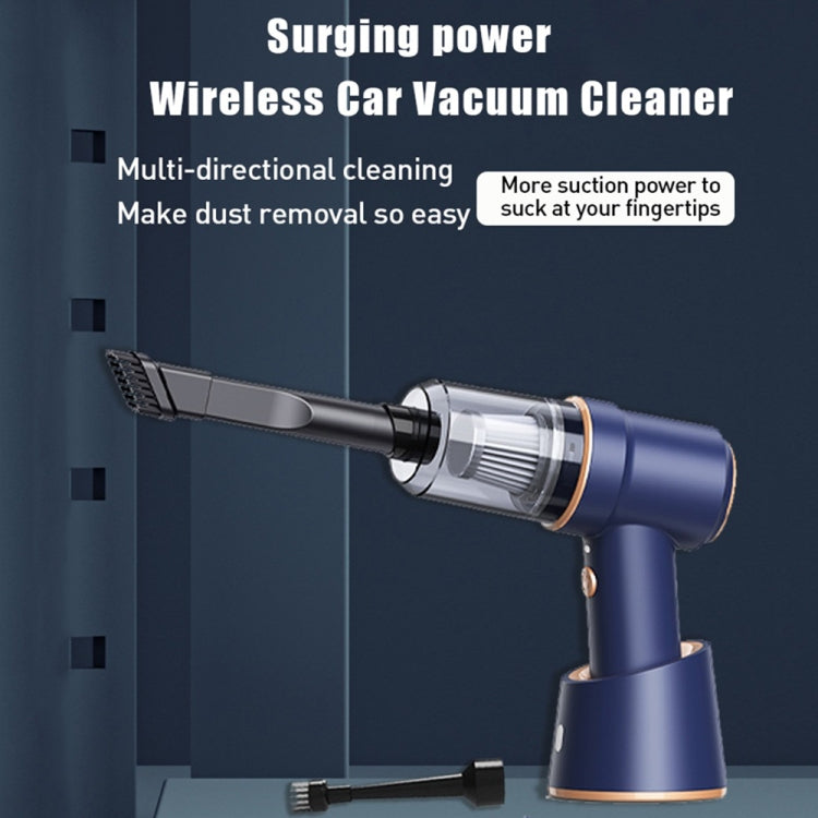 Small Wireless Charging Car Vacuum Cleaner Handheld High Power Vacuum Cleaner, Sort by color: 117C-Blue - Vacuum Cleaner by PMC Jewellery | Online Shopping South Africa | PMC Jewellery | Buy Now Pay Later Mobicred