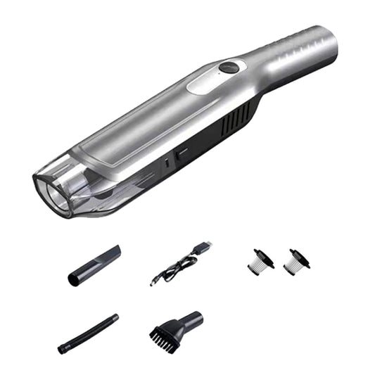 YX3560 Handheld Small Straight Handle Car Wireless Vacuum Cleaner, Style: Upgrade (Silver) - Vacuum Cleaner by PMC Jewellery | Online Shopping South Africa | PMC Jewellery | Buy Now Pay Later Mobicred