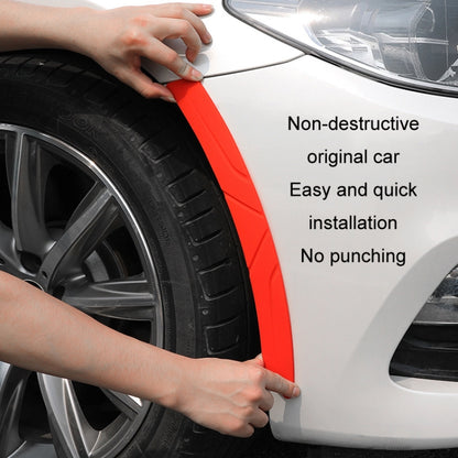 Bumper Wheel Eyebrow Silicone Universal Car Anti-collision Strip(7754 White) - Anti Collision Sticker by PMC Jewellery | Online Shopping South Africa | PMC Jewellery | Buy Now Pay Later Mobicred