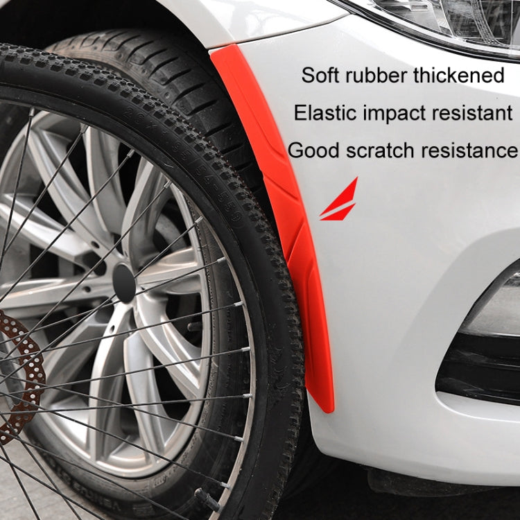 Bumper Wheel Eyebrow Silicone Universal Car Anti-collision Strip(7756 White) - Anti Collision Sticker by PMC Jewellery | Online Shopping South Africa | PMC Jewellery | Buy Now Pay Later Mobicred