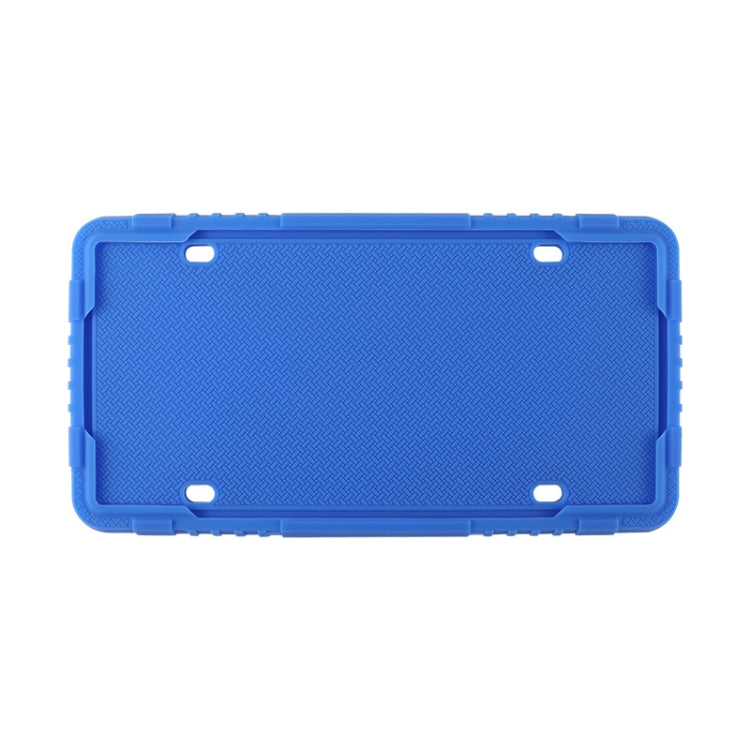 For North American Models Silicone License Plate Frame, Specification: 1pcs Blue - License Plate Covers & Frames by PMC Jewellery | Online Shopping South Africa | PMC Jewellery | Buy Now Pay Later Mobicred