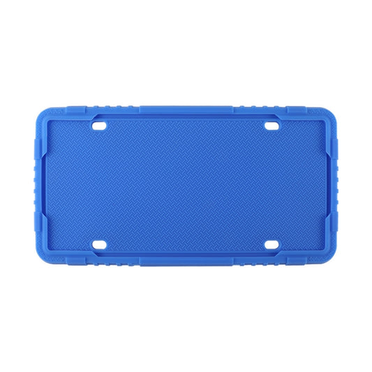 For North American Models Silicone License Plate Frame, Specification: 1pcs Blue - License Plate Covers & Frames by PMC Jewellery | Online Shopping South Africa | PMC Jewellery | Buy Now Pay Later Mobicred