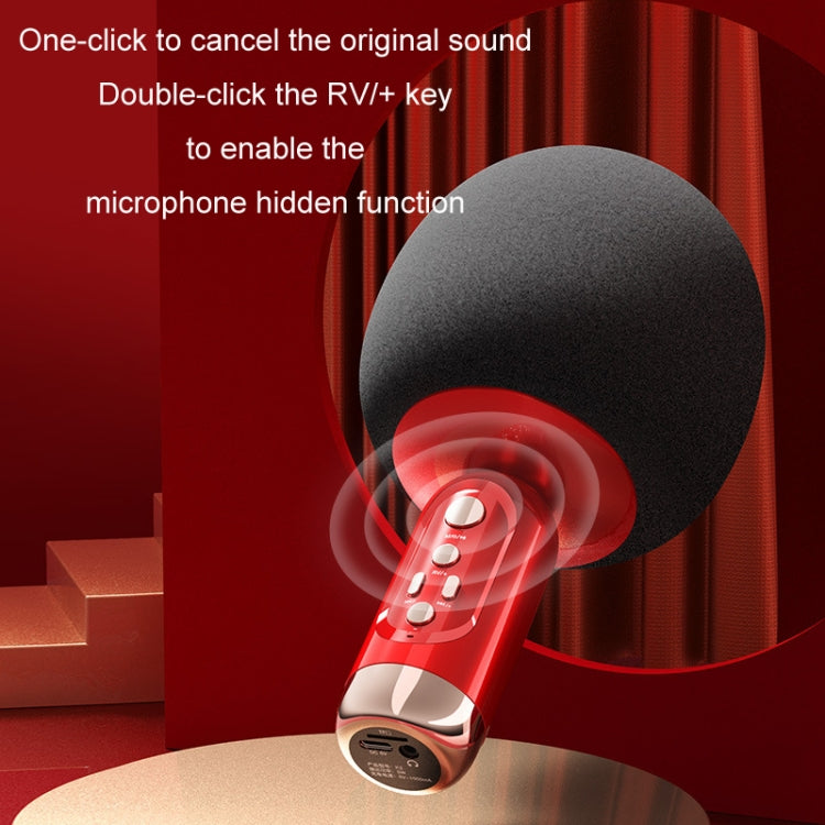 K2 Wireless Bluetooth Microphone Singing All-in-one Speaker(Red) - Microphone by PMC Jewellery | Online Shopping South Africa | PMC Jewellery | Buy Now Pay Later Mobicred