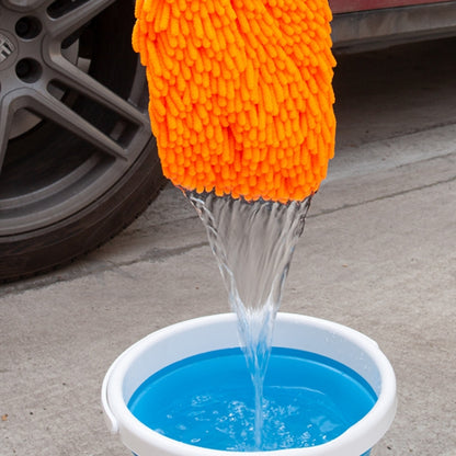 2pcs Car Chenille Coral Fleece Car Wash Double Sided Thick Gloves(Blue) - Car washing supplies by PMC Jewellery | Online Shopping South Africa | PMC Jewellery | Buy Now Pay Later Mobicred