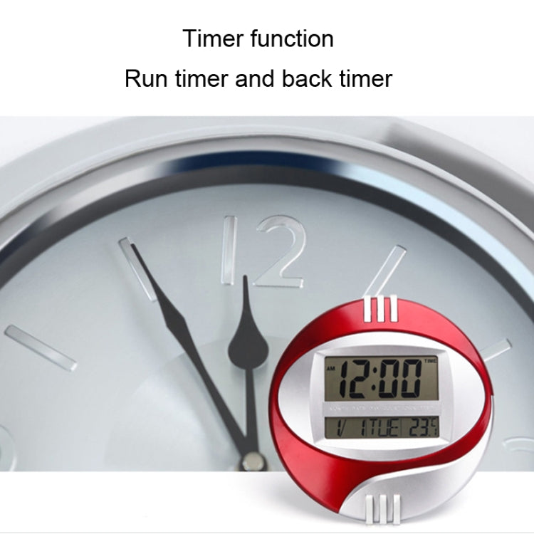 3885N Modern Silent Electronic Clock LCD Large Character Clock(Black) - Wall Clock by PMc TechLife | Online Shopping South Africa | PMc TechLife | Buy Now Pay Later Mobicred