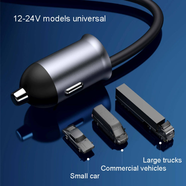 Yesido Y53 QC3.0 Car Charger 97W Five Ports Fast Charged(Black) - Car Charger by Yesido | Online Shopping South Africa | PMC Jewellery | Buy Now Pay Later Mobicred