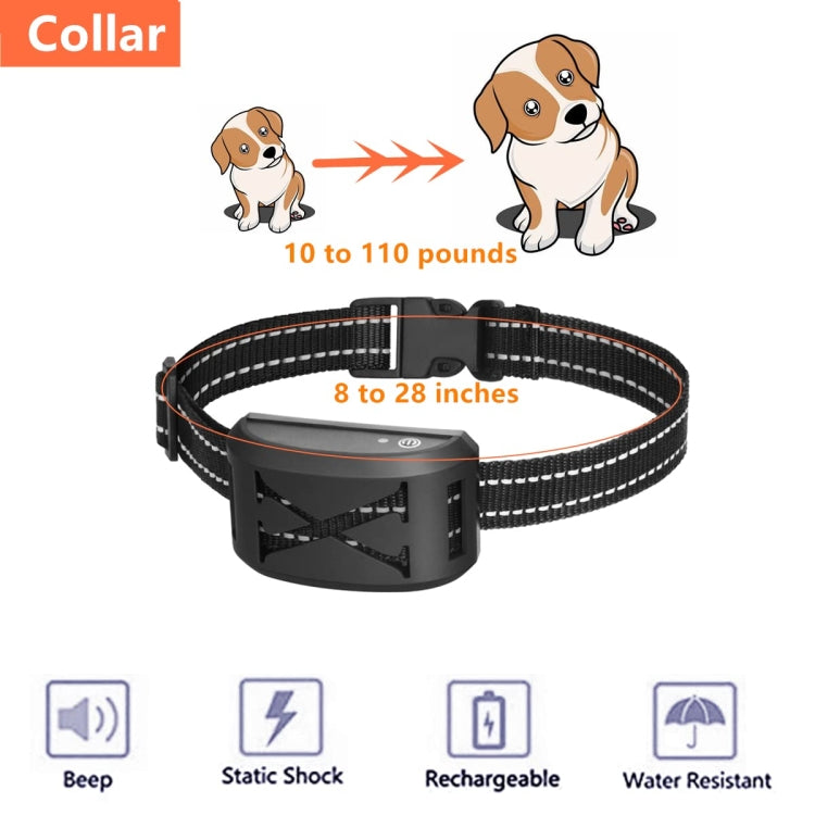 2-In-1 Electric Dog Fence & Remote Training Collar Adjustable Vibration & Shock For 1 Dog(Black) - Training Aids by PMC TechLife | Online Shopping South Africa | PMC TechLife | Buy Now Pay Later Mobicred