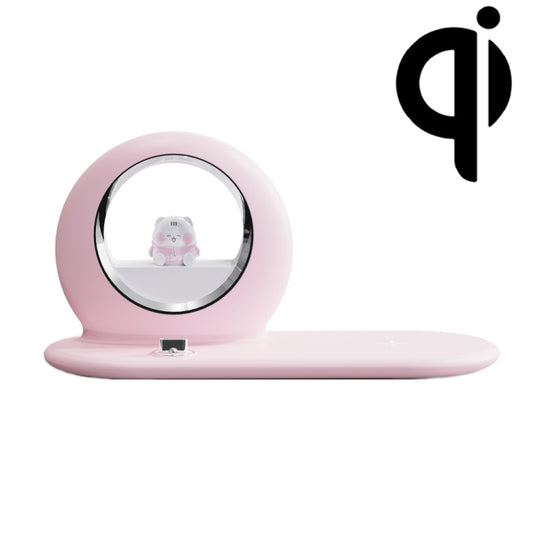 ICARER FAMILY K08 10W Cartoon Mobile Phone Wireless Fast Charger with Night Light Function(Pink) - Wireless Charger by ICARER FAMILY | Online Shopping South Africa | PMC Jewellery | Buy Now Pay Later Mobicred