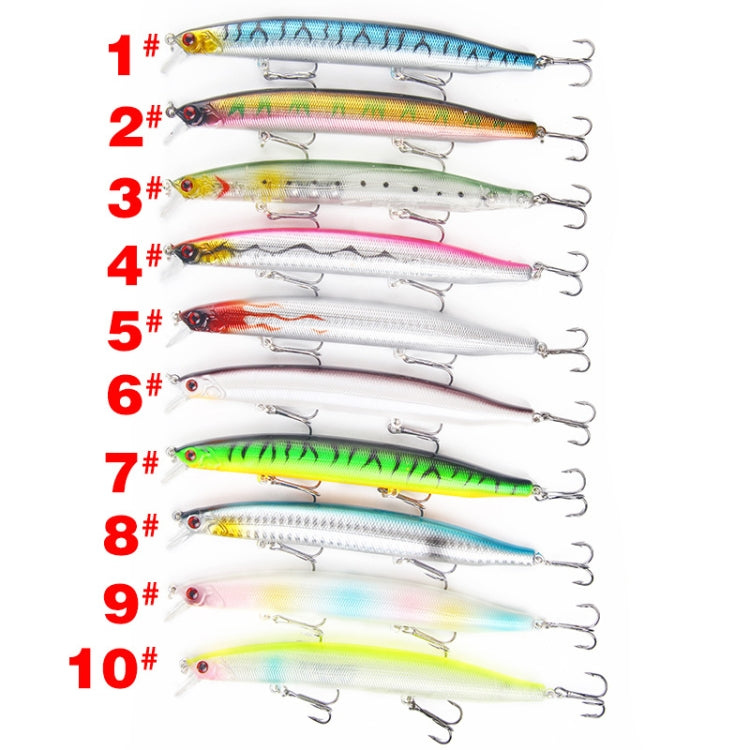 XY-256 19.1g/13.5cm Long Casting Sinking Minnow Fake Bait(5) - Fishing Lures by PMC TechLife | Online Shopping South Africa | PMC TechLife | Buy Now Pay Later Mobicred