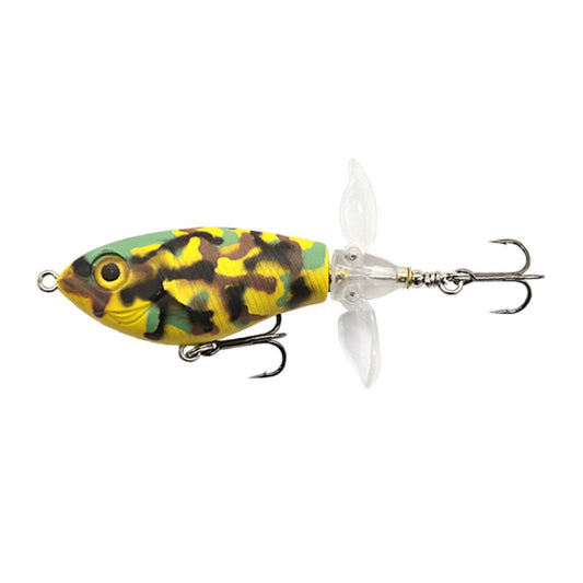 DF080 16g Double Paddle Tractor Surface Tether Roadrunner Fake Lure Long-distance Casting Lure(Camouflage) - Fishing Lures by PMC Jewellery | Online Shopping South Africa | PMC Jewellery | Buy Now Pay Later Mobicred