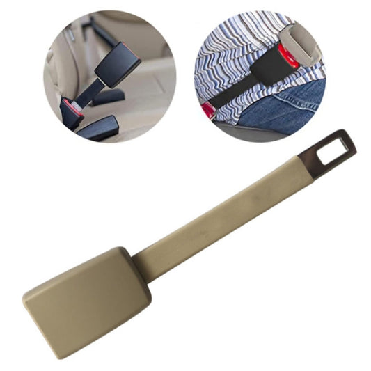 25cm Car Seat Belt Extension Snap Button, Color: Beige - Seat Belts & Padding by PMC Jewellery | Online Shopping South Africa | PMC Jewellery | Buy Now Pay Later Mobicred