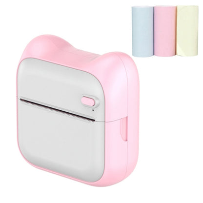 A31 Bluetooth Handheld Portable Self-adhesive Thermal Printer, Color: Pink+3 Rolls Colored Paper - Printer by PMC Jewellery | Online Shopping South Africa | PMC Jewellery | Buy Now Pay Later Mobicred