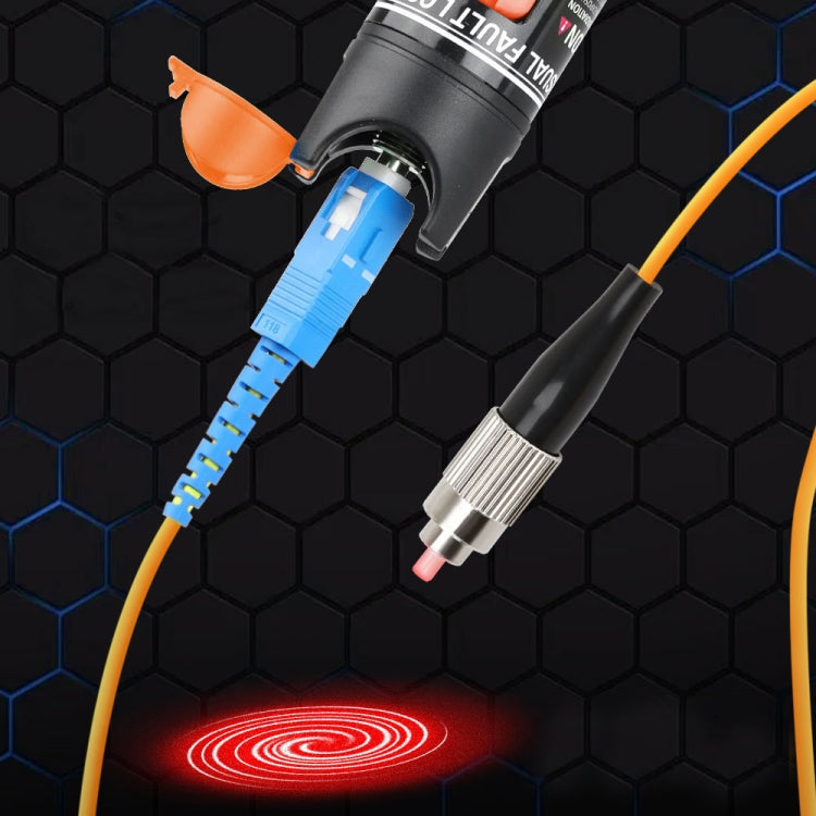 1-60 km Optical Fiber Red Light Pen 5/10/15/20/30/50/60MW Red Light Source Light Pen, Specification: 10mW Orange - Fiber Receiver by PMc TechLife | Online Shopping South Africa | PMc TechLife | Buy Now Pay Later Mobicred