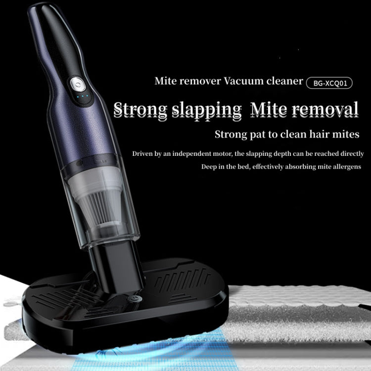 4 In 1 12000pa Wireless  Mini Handheld Car Vacuum Cleaner Mite Remover(Navy Blue) - Vacuum Cleaner by PMC Jewellery | Online Shopping South Africa | PMC Jewellery | Buy Now Pay Later Mobicred