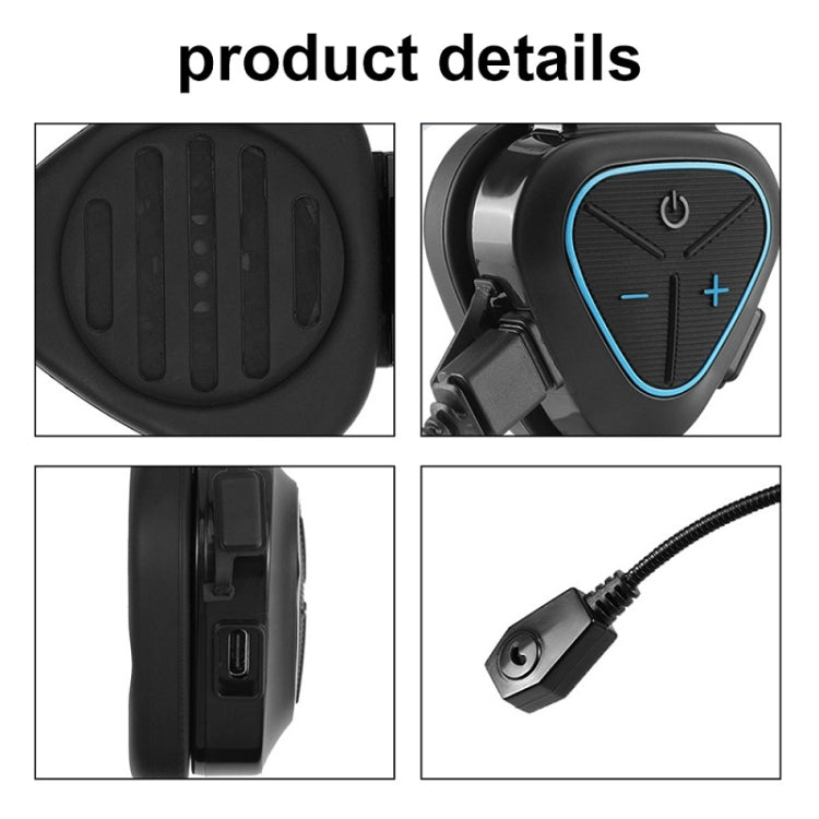 LX1 Motorcycle Half Helmet Waterproof Wireless 5.3 Bluetooth Headset, Version: English(Classic Green) - Motorcycle Walkie Talkie by PMC Jewellery | Online Shopping South Africa | PMC Jewellery | Buy Now Pay Later Mobicred