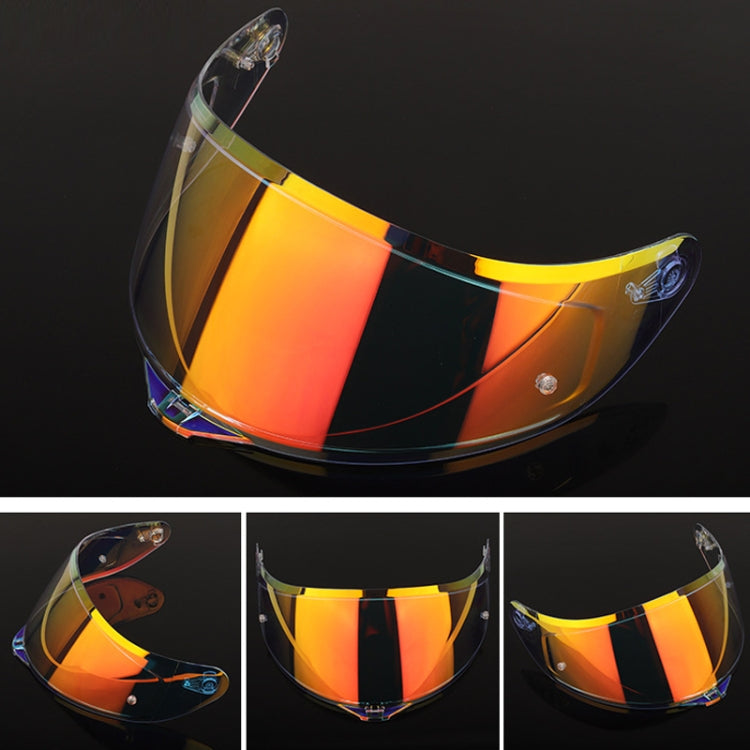 Motorcycle Helmet Lens with Anti-fog Spikes for SOMAN K1/K3SV/K5, Color: Dark Tea Revo Red - Helmets by PMC Jewellery | Online Shopping South Africa | PMC Jewellery