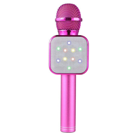 WS-1818 LED Light Flashing Microphone Self-contained Audio Bluetooth Wireless Microphone(Pink) - Microphone by PMC Jewellery | Online Shopping South Africa | PMC Jewellery | Buy Now Pay Later Mobicred