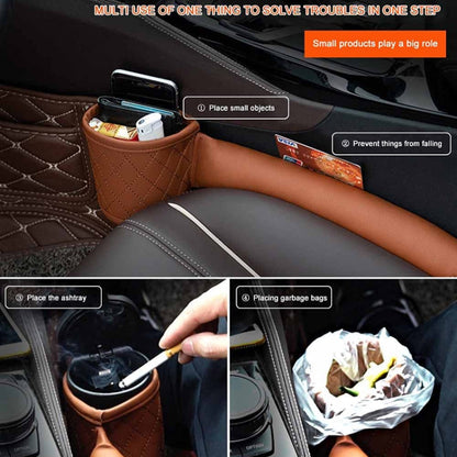 Car Seat Gap Leak-Proof Plugs Debris Storage Bag, Color: Gray Co-pilot - Stowing Tidying by PMC Jewellery | Online Shopping South Africa | PMC Jewellery | Buy Now Pay Later Mobicred