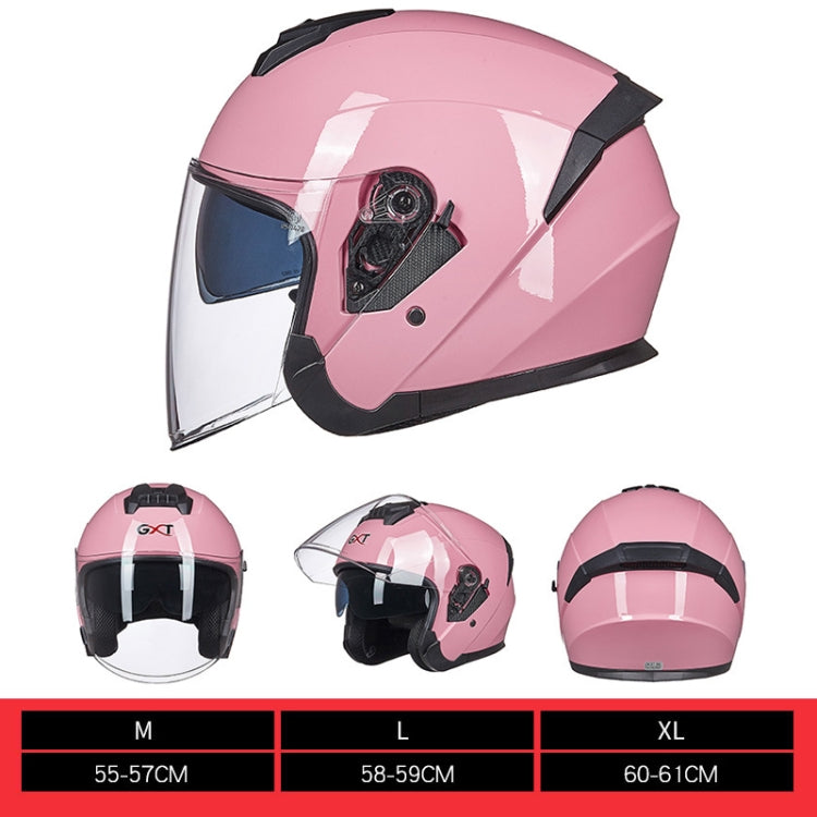 GXT Electric Vehicle Four Seasons Sun Protection & Windshield Double Lens Helmet, Size: XL(Bright Black Gray) - Helmets by GXT | Online Shopping South Africa | PMC Jewellery | Buy Now Pay Later Mobicred