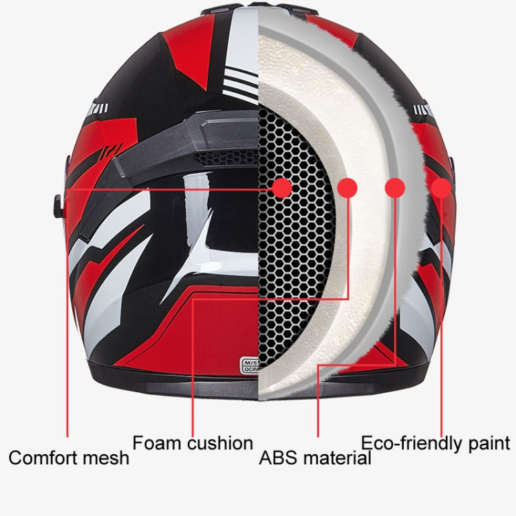 GXT Electric Vehicle Four Seasons Sun Protection & Windshield Double Lens Helmet, Size: L(Bright Black Gray) - Helmets by GXT | Online Shopping South Africa | PMC Jewellery | Buy Now Pay Later Mobicred