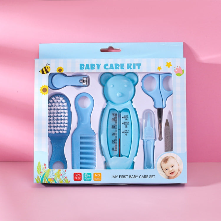 7 in 1 Baby Care Set Baby Daily Cleaning Tools Kit(Blue) - Baby Care by PMC Jewellery | Online Shopping South Africa | PMC Jewellery | Buy Now Pay Later Mobicred