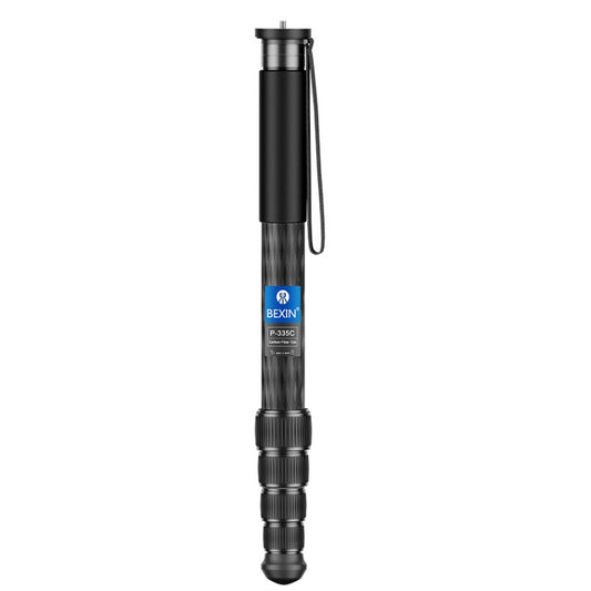 BEXIN P335CF-S Carbon Fiber Monopod Travel Shooting Mobile Phone Live Selfie Bracket Retractable Portable Monopod - Monopods by BEXIN | Online Shopping South Africa | PMC Jewellery | Buy Now Pay Later Mobicred