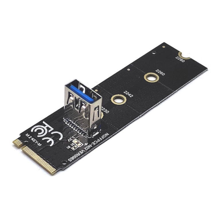 M.2 NVME To USB 3.0 PCI-E Expansion Card  Adapter for Graphics Card(Blackboard) - Add-on Cards by PMC Jewellery | Online Shopping South Africa | PMC Jewellery