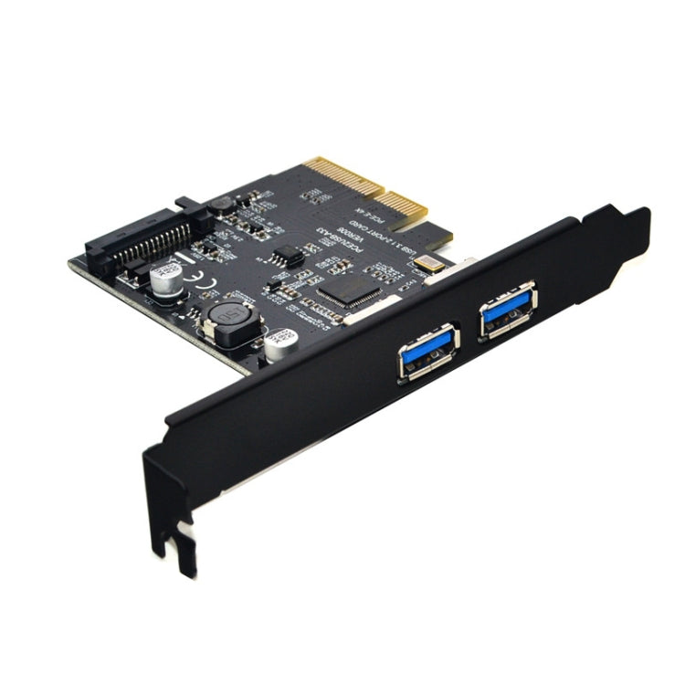 USB3.2 Expansion Card GEN2 Type-A Port ASMedia ASM3142 Transfer 10Gbps(Black) - Card Adapter by PMC Jewellery | Online Shopping South Africa | PMC Jewellery | Buy Now Pay Later Mobicred