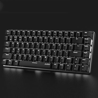 Ajazz AK33 82 Keys Bluetooth 5.0/Wired Dual Mode Red Shaft Mechanical Keyboard White Light (Black) - Wired Keyboard by Ajazz | Online Shopping South Africa | PMC Jewellery | Buy Now Pay Later Mobicred