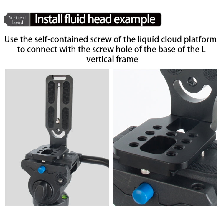 BEXIN  L130-50 Camera Quick Release Plate L-shaped Vertical Board - free shipping - PMc TechLife - Order now!