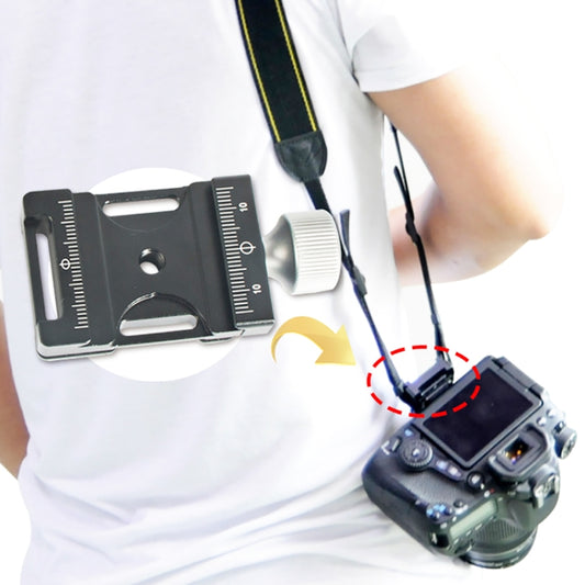 BEXIN QJ-05 Camera Shoulder Strap Clamp Quick Release Plate Clamp Ball Head Adapter - Quick Release Plate by BEXIN | Online Shopping South Africa | PMC Jewellery | Buy Now Pay Later Mobicred