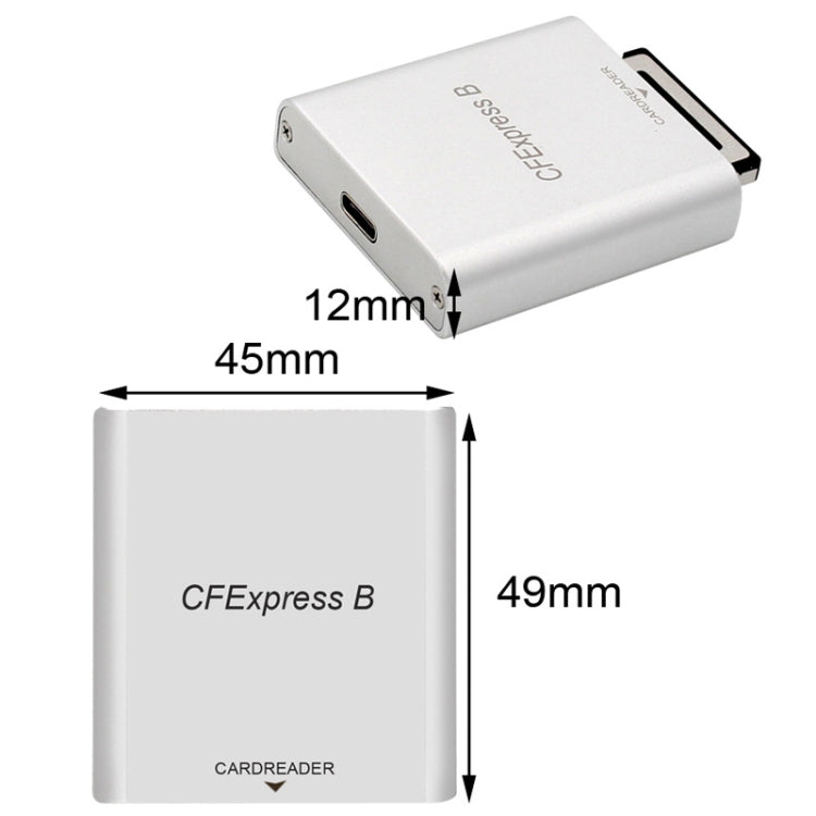 10G High Speed USB3.2 Z6/Z7 1DX3 Wiring CFEXPRESS Card Reader With A-C Line -  by PMC Jewellery | Online Shopping South Africa | PMC Jewellery | Buy Now Pay Later Mobicred