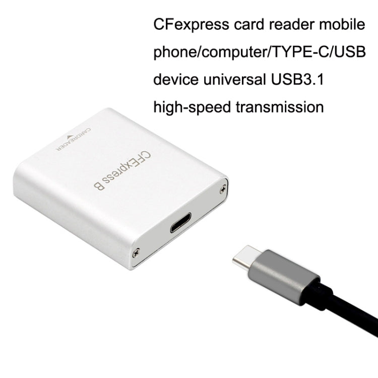 10G High Speed USB3.2 Z6/Z7 1DX3 Wiring CFEXPRESS Card Reader With A-C Line -  by PMC Jewellery | Online Shopping South Africa | PMC Jewellery | Buy Now Pay Later Mobicred