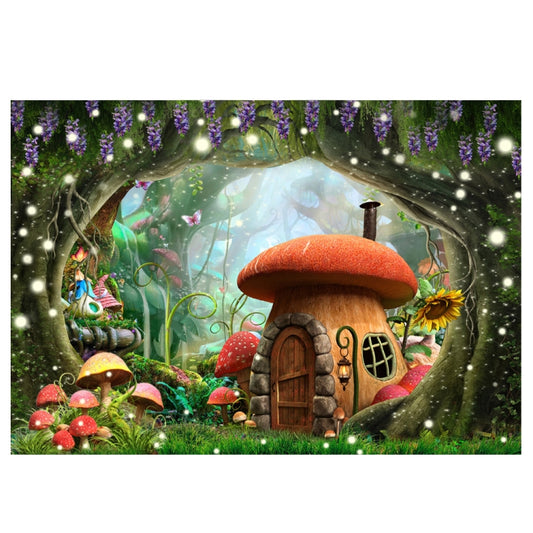 150 X 210cm Fantasy Forest Photography Background Cloth Cartoon Kids Party Decoration Backdrop(5284) - Cartoon by PMC Jewellery | Online Shopping South Africa | PMC Jewellery | Buy Now Pay Later Mobicred