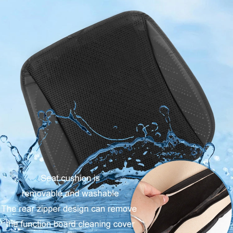 Multifunctional USB Fan Ventilation Heat Dissipation Car Seat Cushion(Black) - Seat Accessories by PMC Jewellery | Online Shopping South Africa | PMC Jewellery | Buy Now Pay Later Mobicred