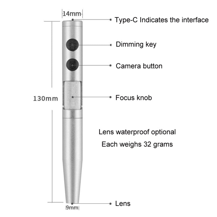 5 Million Digital Electron Microscope Magnifying Dermatoscope, Specification: B008 Waterproof+Z008 High Low Lifting Racks - Digital Microscope by PMC Jewellery | Online Shopping South Africa | PMC Jewellery | Buy Now Pay Later Mobicred