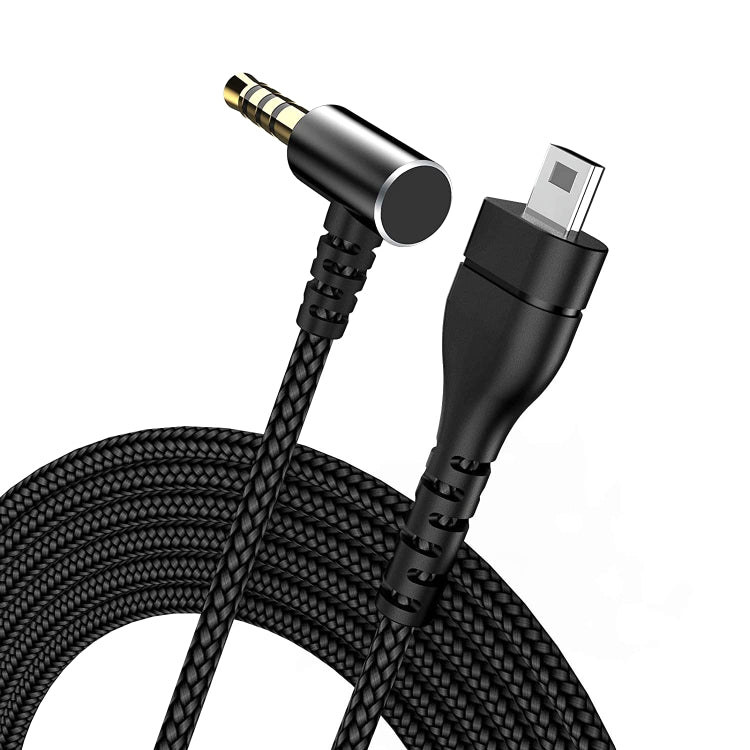 For SteelSeries Arctis 3 5 7 Pro Nylon Weaving Game Headset Cable(Black) - Headset Accessories by PMC TechLife | Online Shopping South Africa | PMC TechLife