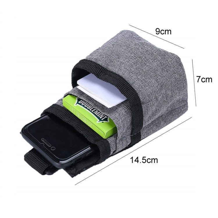 Vehicle Air Outlet Storage Bag Multi-function Document Change Storage Bag(Grey) - Stowing Tidying by PMC Jewellery | Online Shopping South Africa | PMC Jewellery | Buy Now Pay Later Mobicred