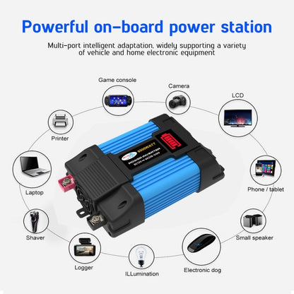 12V-220V 500W SOLIKE TECH Vehicle Inverter Sine Wave Convertor Auto Inverter - Pure Sine Wave by SOLIKE TECH | Online Shopping South Africa | PMC Jewellery | Buy Now Pay Later Mobicred