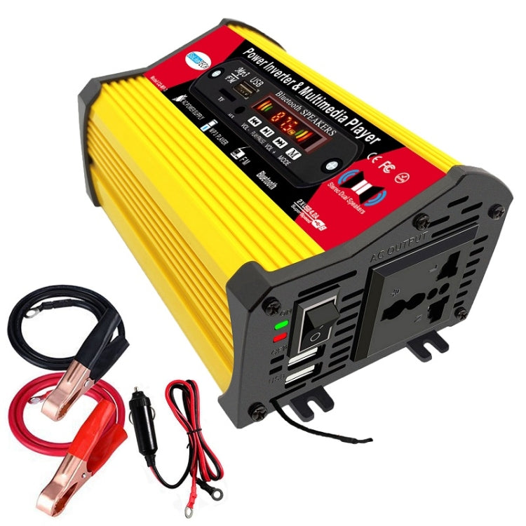 SOLIKE TECH 300W Modified Sine Wave Inverter with Bluetooth MP3/FM Multimedia Player 12V to 220V - Modified Square Wave by PMC Jewellery | Online Shopping South Africa | PMC Jewellery | Buy Now Pay Later Mobicred