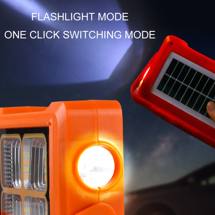 Solar Flood Light Portable Flashlight Emergency Work Light(Blue) - Floodlights by PMC TechLife | Online Shopping South Africa | PMC TechLife