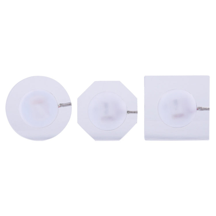 100x10mm Round USB Charging LED Light Up Acrylic Coaster Transparent Crystal Base(White Light) - Car Drink Holders by PMC Jewellery | Online Shopping South Africa | PMC Jewellery | Buy Now Pay Later Mobicred