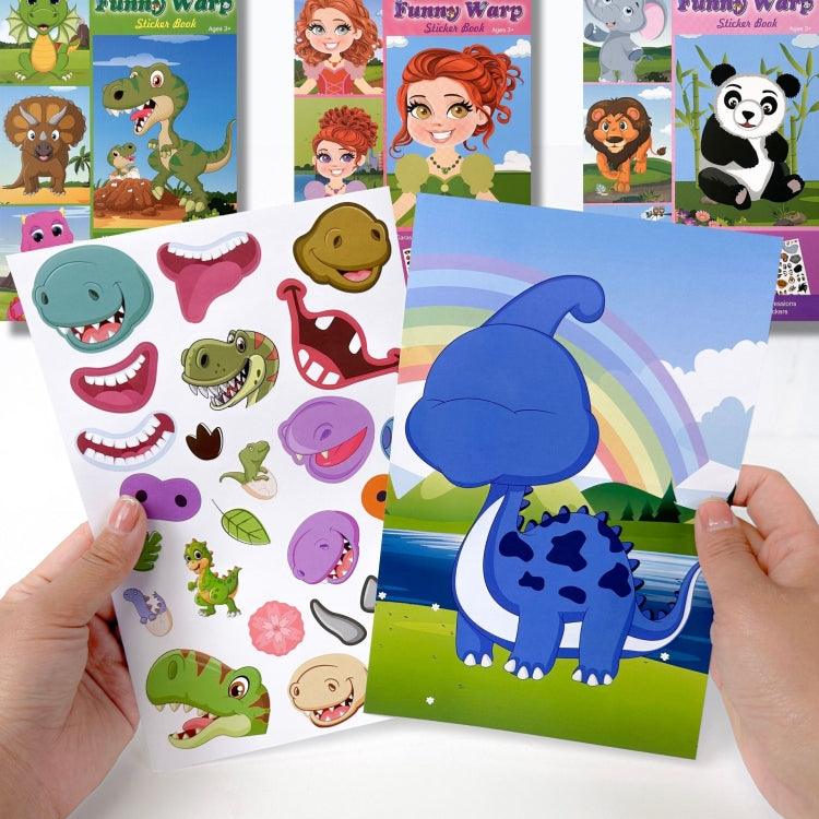 Face Changing Stickers Early Learning DIY Puzzle Stickers Toys(Princess) - Early Education Toys by PMC Jewellery | Online Shopping South Africa | PMC Jewellery