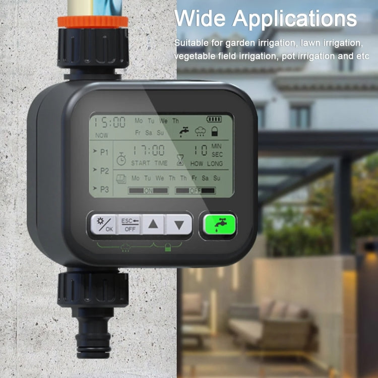 Gardening Timer Automatic Watering Device Garden Balcony Watering Device Intelligent Irrigation System Controller(Black) - Watering & Irrigation by PMc TechLife | Online Shopping South Africa | PMc TechLife | Buy Now Pay Later Mobicred