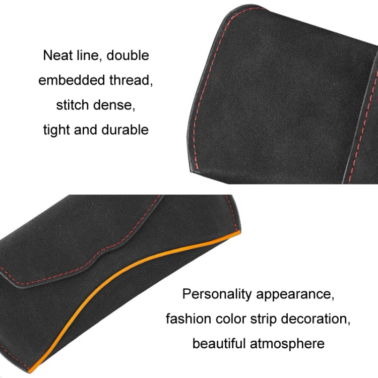 Car Sun Visor Multifunctional Glasses Case Card Storage Bracket(Red) - Sunglasses & Glasses Clips by PMC Jewellery | Online Shopping South Africa | PMC Jewellery | Buy Now Pay Later Mobicred