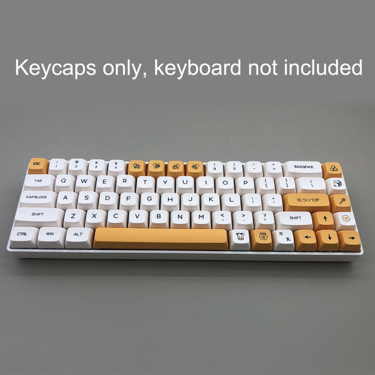 Plastic 128 Keys Sublimation Mechanical Keyboard PBT Keycaps - Silicone / Sticker by PMC Jewellery | Online Shopping South Africa | PMC Jewellery | Buy Now Pay Later Mobicred