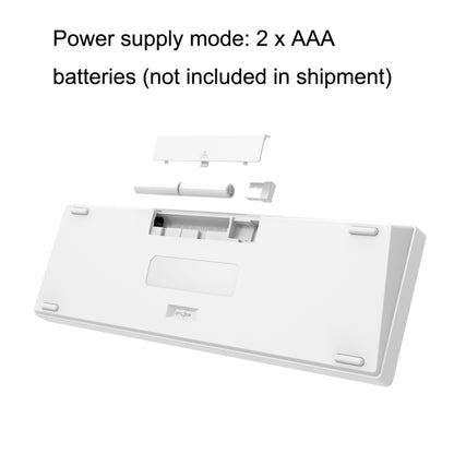 Dual-mode Bluetooth/Wireless Customized Hot Swap Mechanical Keyboard Kit + Red Shaft, Color: White - Other by PMC Jewellery | Online Shopping South Africa | PMC Jewellery | Buy Now Pay Later Mobicred